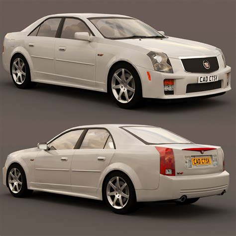 Cadillac Cts V 2004 Model - TurboSquid 1958951