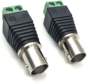 INVENTO 2Pcs DC Female BNC Connector to Screw Terminal Balun Connector ...