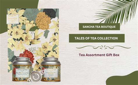 Sancha Tea Boutique, Tales of Tea Collection, Gift Box, Rose Mint ...