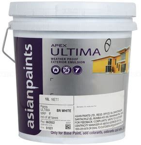 Asian Paints APEX ULTIMA EXTERIOR EMULSION WHITE Emulsion Wall Paint ...