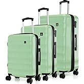 Buy Nasher Miles Warrior Expander Hard-Sided PP Luggage Set of 3 Black ...