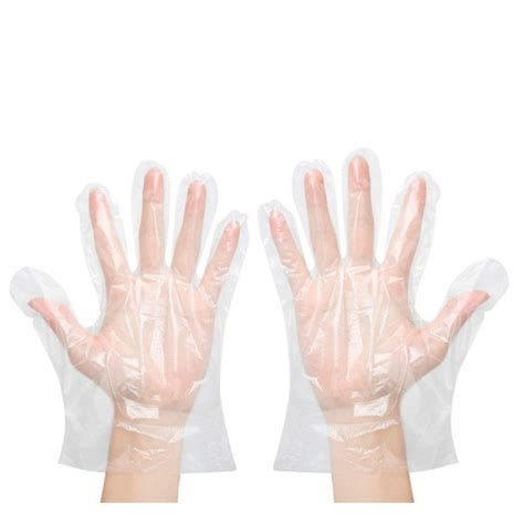 Guantes de polietileno desechables y resistentes en Wonduu |100 uds