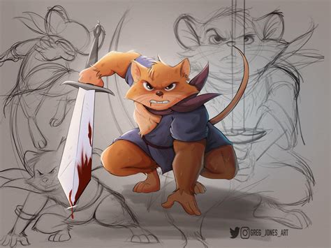 Martin the Warrior from Redwall : r/fanart