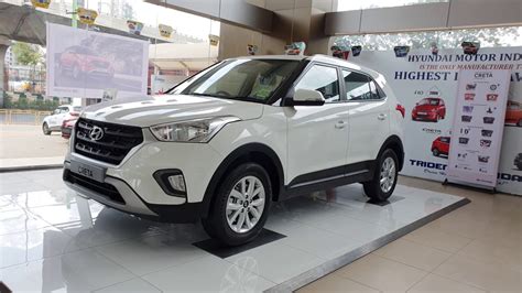 2018 Hyundai Creta Facelift Polar White Exterior,Interior and Boot ...
