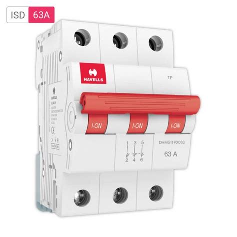Havells MCB Isolator 63A Triple | mykit | Buy online | Buy Havells ...
