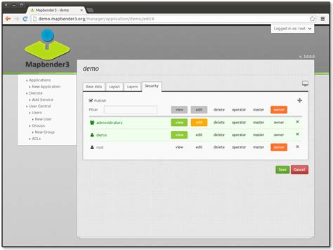 Mapbender3 Quickstart — OSGeo-Live 9.0 Documentation