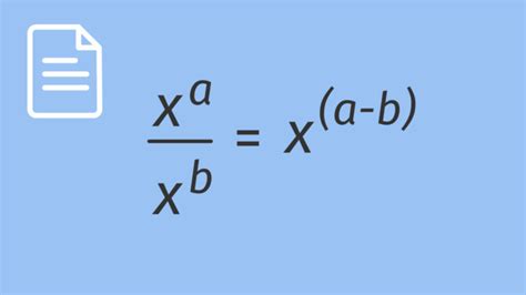Image result for Divide Exponents