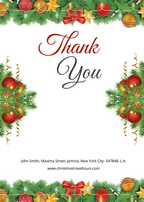 Free Thank You Card Templates, Editable and Printable