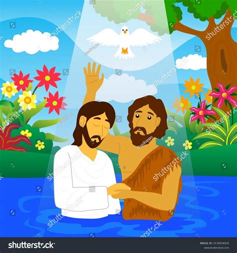 The Baptism Of Jesus Clipart