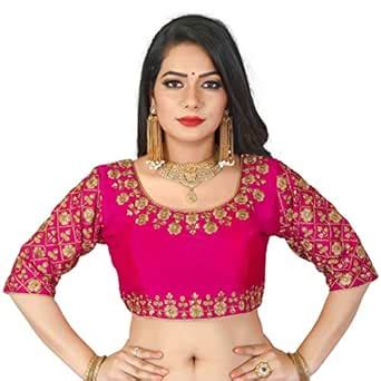 Buy T-F Women's Madhubala Design Phantom Silk Jari Thread, Sequence and ...