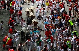 Image result for Man dies at Spanish bull festival