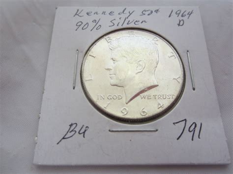 Kennedy 1964 D Silver Fifty Cent Piece