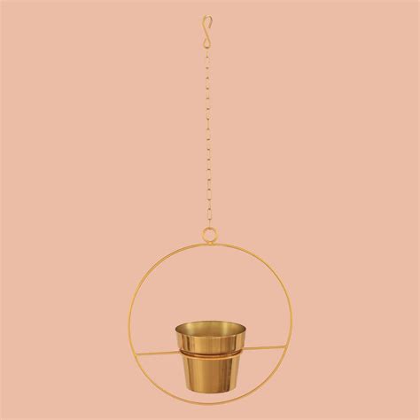 TrustBasket Luna Metal Hanging Planter