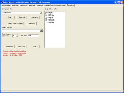 Image result for Code Generation Delphi Code