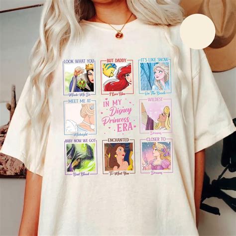 DIANANA Disney In My Princess Era Song Lyrics Shirt, Disney Princess ...