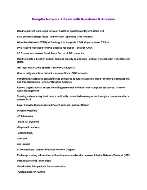 Image result for Networks CompTIA Questions