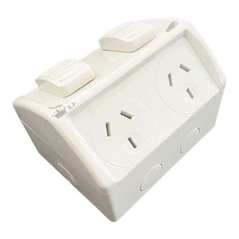 CROWN ELECTRICAL PRODUCTS Weatherproof 2 GPO Power Point – Waterproof ...