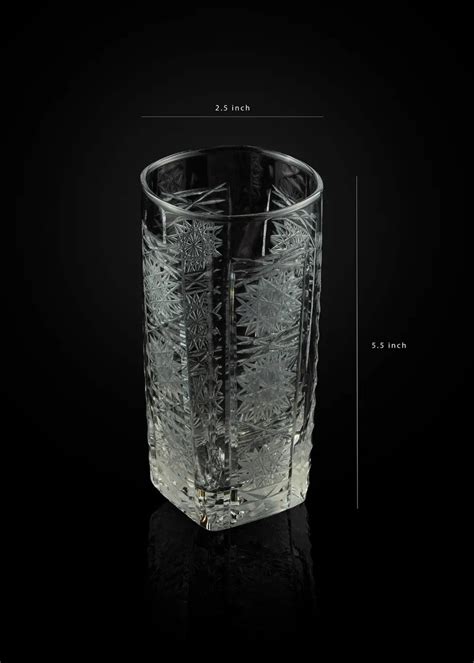 Hand Cut Whiskey Glass (Set of 2) WG-02 – Venetian Design (The boutique ...