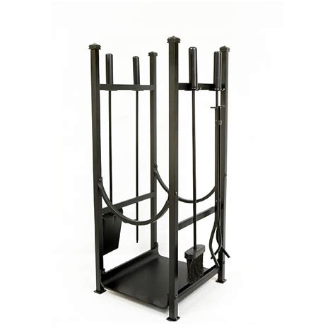Style Selections 32.67-in x 14.76-in x 12.99-in Steel Log Bin 15850L at ...