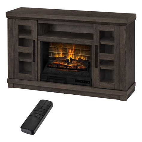Home Decorators Collection Caufield 54 in. Electric Fireplace TV Stand ...