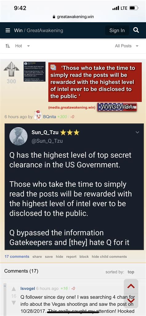 Correction: “Q” “has” simply a top secret clearance in the DOE...assuming “Q” isn’t Ron Watkins ...
