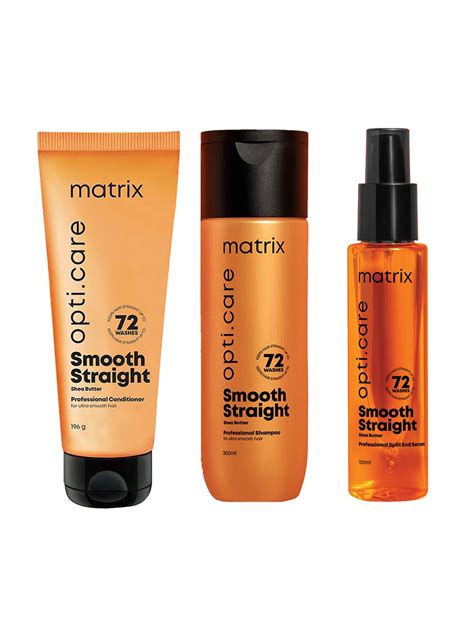 MATRIX Opti Care Smooth Straight Professional Hair Serum + Conditioner ...