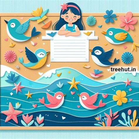 Ocean Birds Bulletin Board Ideas, Door Posters and Classroom Activities