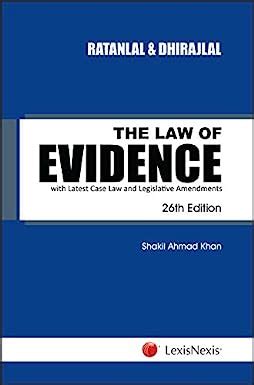 Buy Ratanlal & Dhirajlal’s the Law of Evidence Book Online at Low ...
