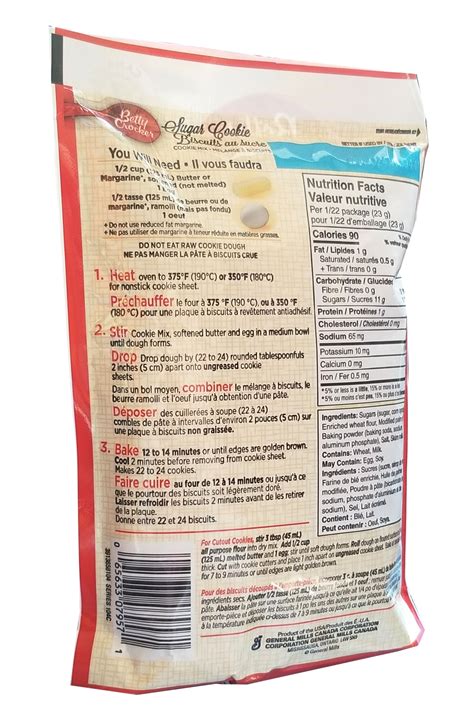 Betty Crocker Sugar Cookie Mix Instructions Betty Crocker Stir N Drop