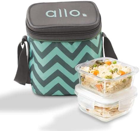 SignoraWare Executive Borosilicate Glass Lunch Box with Bag | Leakproof ...