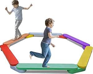 PSWOOD Balance Beam, Gym, Set for Kids, Introductory Balance Beam ...