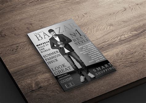 Magazine cover design on Behance