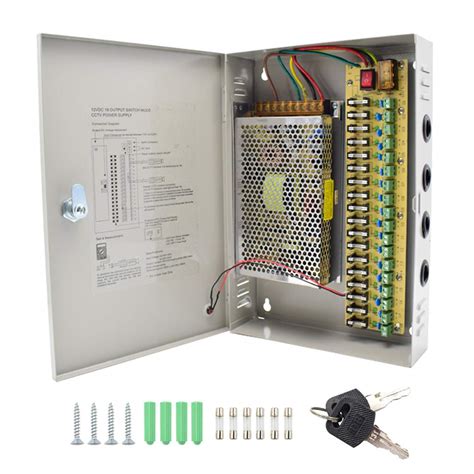 Weishuo HAILI 12V DC Power Supply for CCTV Camera with 18 India | Ubuy