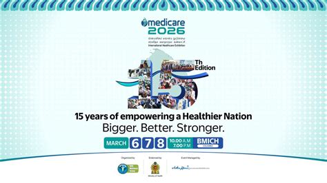 Medicare - International Healthcare Exhibition 2026, BMICH, Colombo ...