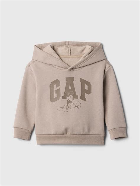 babyGap × Disney Mickey Mouse Relaxed Logo Hoodie | Gap Factory