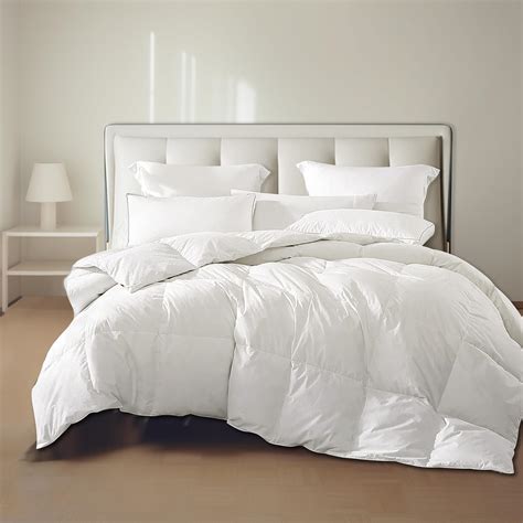 Amazon.com: Royal Luxe Luxury White Goose Down Fiber Comforter - 100% ...
