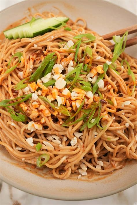 10 Minute Cold Sesame Noodles - Quick + Easy (VIDEO) - CJ Eats Recipes