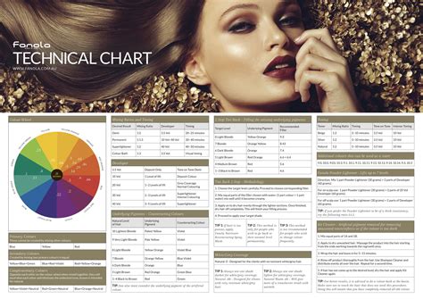 A must have for all salons. Hang the Fanola Technical chart up in your ...