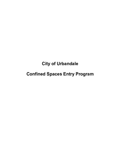 Fillable Online Confined SpacesPolicy Library - Iowa State University ...