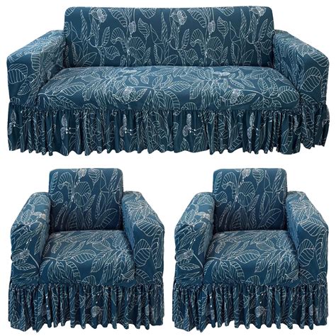 Gifts Island® Sofa Cover 5 Seater Fully Covered Universal Polycotton ...