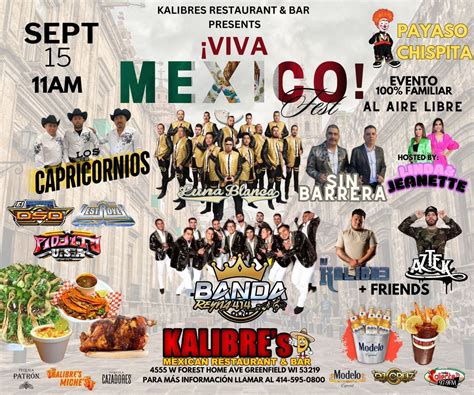 Viva Mexico Fest 2024, 4555 W Forest Home Avenue, Greenfield, WI ...