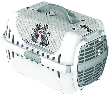 Moderna Cats in Love Pet Carriers Cage for Dog & Cat 20 Inch (49 X 32 X ...