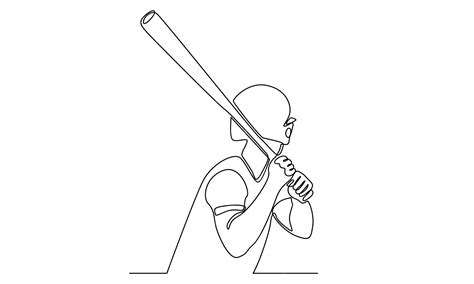 Continuous Line Drawing Baseball 的图像结果