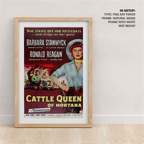 Cattle Queen of Montana Old Movie Poster: Buy Movie Posters Online ...