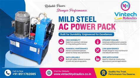 Hydraulic Power Pack Diagram - Vintech Hydraulics- Ahemdabad