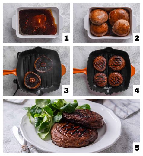 Portobello Mushroom Steaks – Vegan in the Freezer