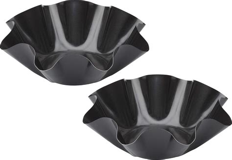 Buy HIC Harold Import Tortilla Bowl Maker, Set of 2, Non-Stick Black ...