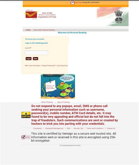 How to activate Internet Banking for Your Post Office Savings Account ...