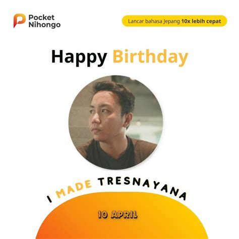 Happy Birthday Leader IT Pocket Nihongo | Pocket Nihongo