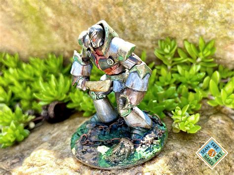 Pro Painted, Iron Golem Dnd Mini Figure, Detailed, Custom Made Terrain ...